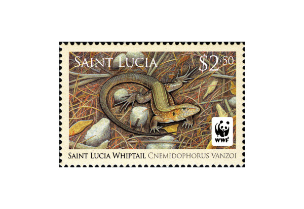 St. Lucia 100 Briefmarken postfrisch/gestempelt