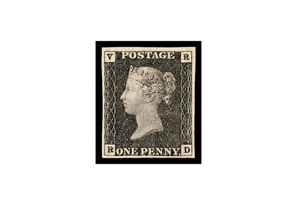 Faksimile Großbritannien Black Penny Michel-Nr. 1